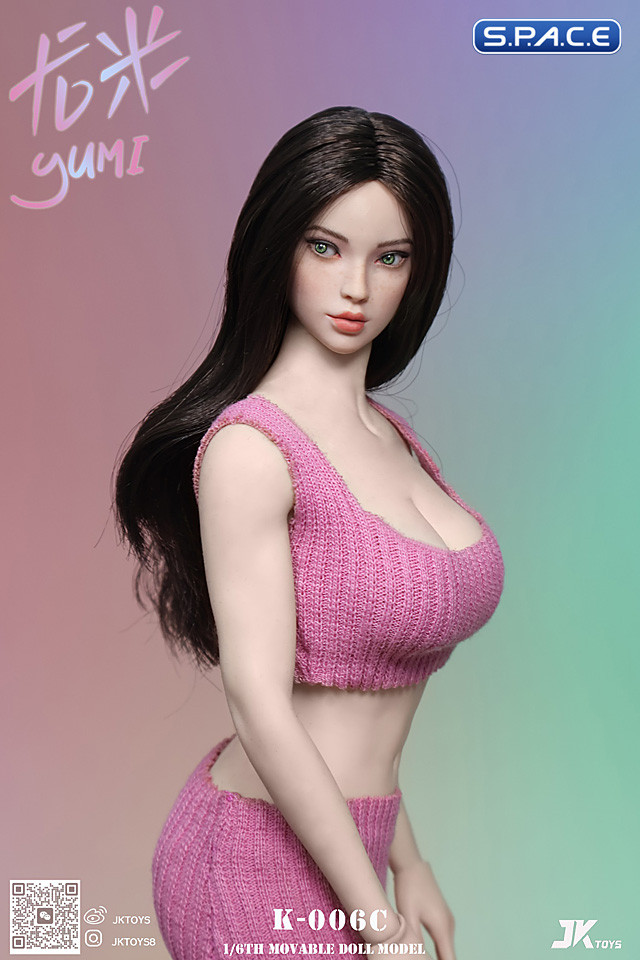 1/6 Scale Yumi Head Sculpt (black hair)