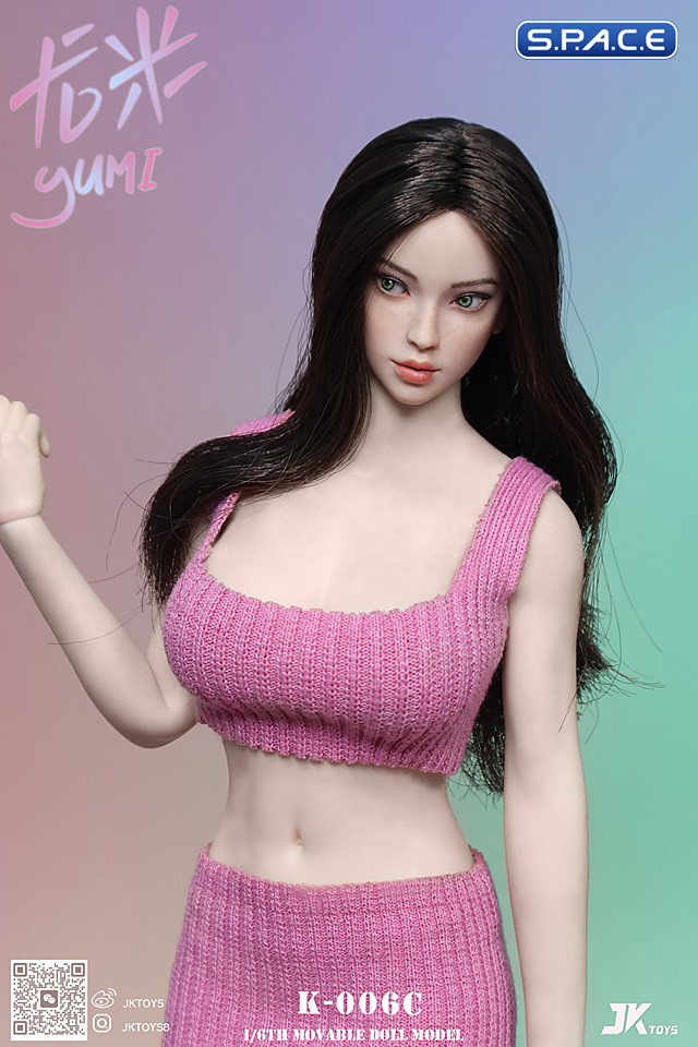 1/6 Scale Yumi Head Sculpt (black hair)