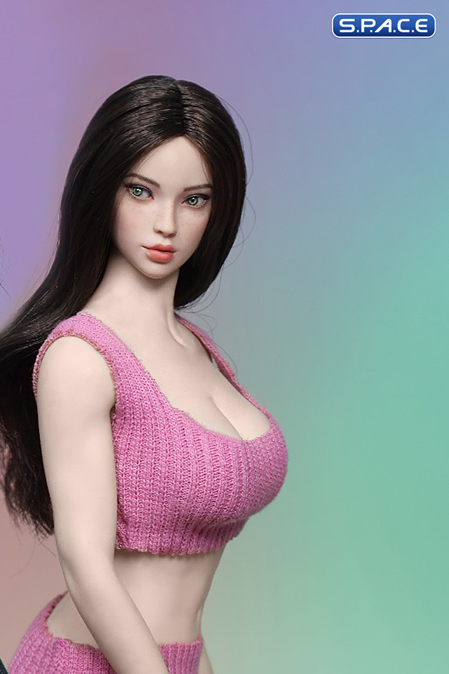 1/6 Scale Yumi Head Sculpt (black hair)