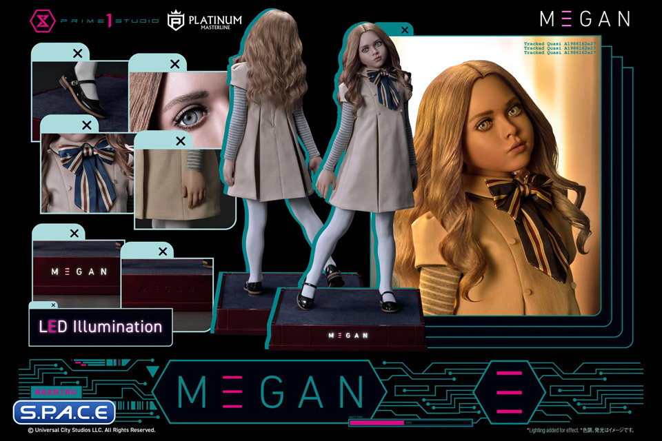 1/3 Scale M3GAN Platinum Masterline Statue - Bonus Version (M3GAN)