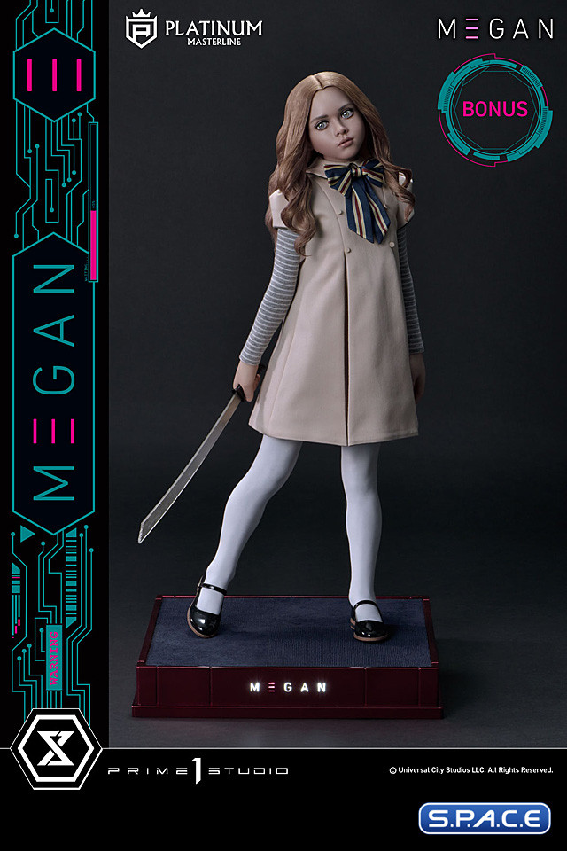 1/3 Scale M3GAN Platinum Masterline Statue - Bonus Version (M3GAN)