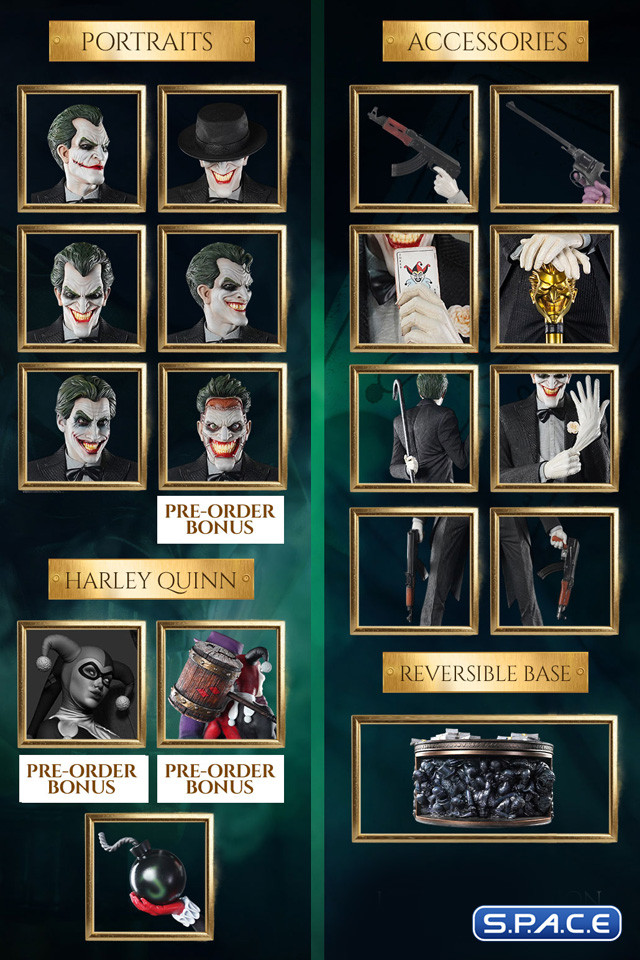 1/3 Scale Joker Prestige Series Statue - black Ultimate Version (DC Comics)