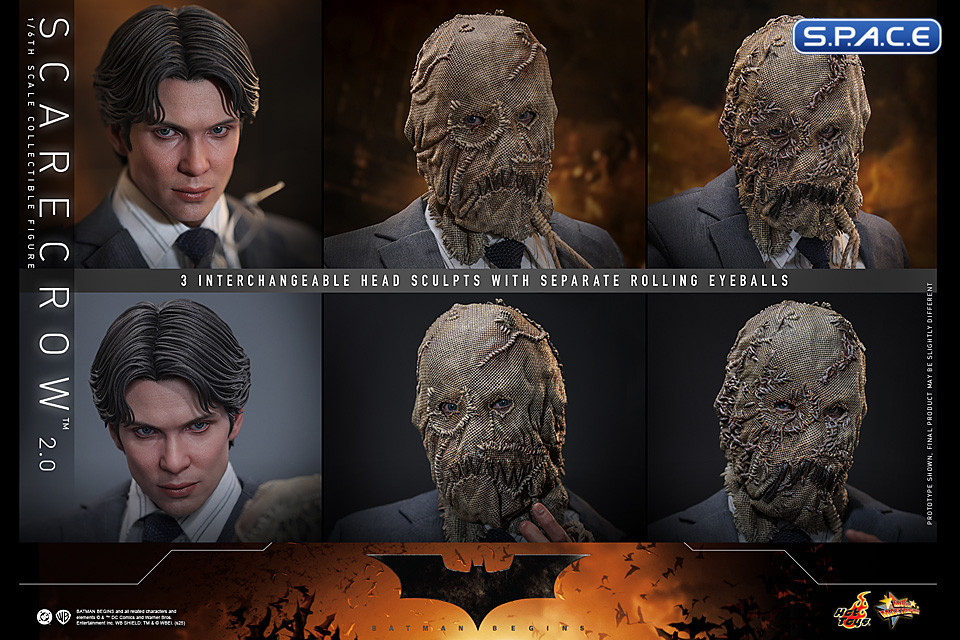 1/6 Scale Scarecrow 2.0 Movie Masterpiece MMS801 (Batman Begins)