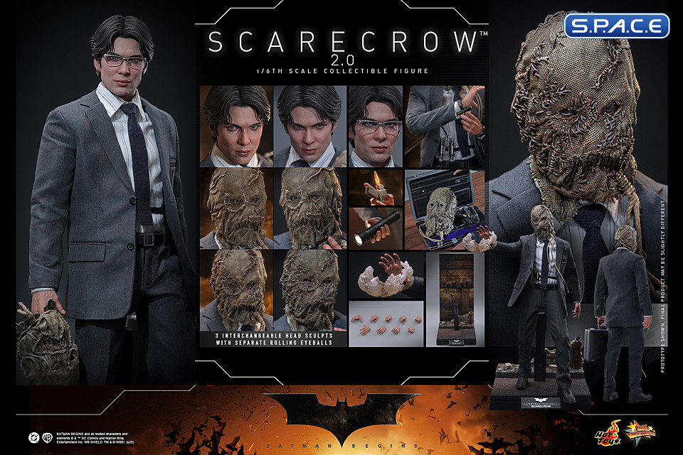 1/6 Scale Scarecrow 2.0 Movie Masterpiece MMS801 (Batman Begins)