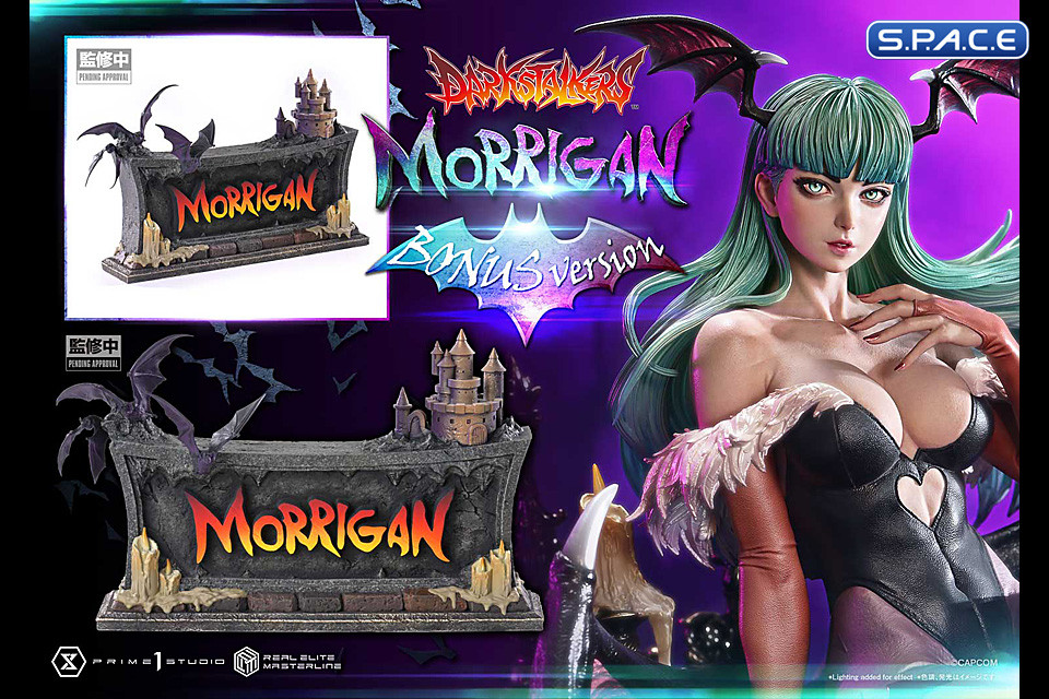 1/4 Scale Morrigan Real Elite Masterline Statue - Bonus Version (Darkstalkers)