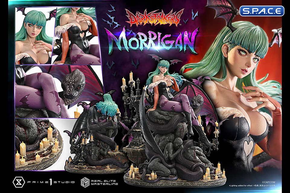 1/4 Scale Morrigan Real Elite Masterline Statue - Bonus Version (Darkstalkers)