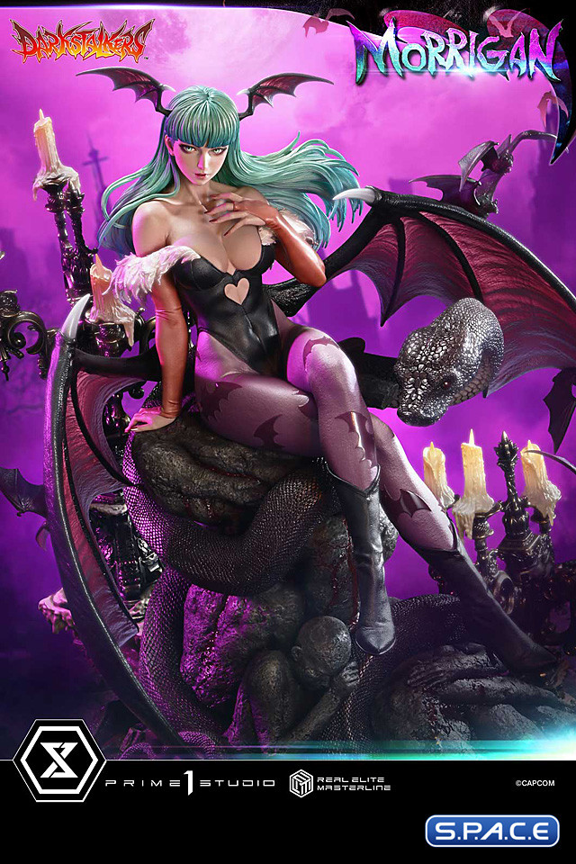 1/4 Scale Morrigan Real Elite Masterline Statue - Bonus Version (Darkstalkers)