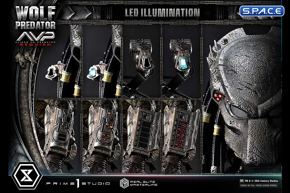 1/3 Scale Wolf Predator Real Elite Masterline Statue (Alien vs. Predator: Requiem)