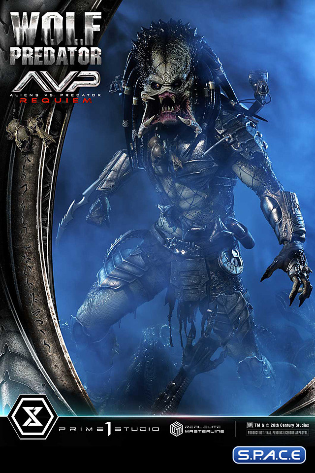 1/3 Scale Wolf Predator Real Elite Masterline Statue (Alien vs. Predator: Requiem)