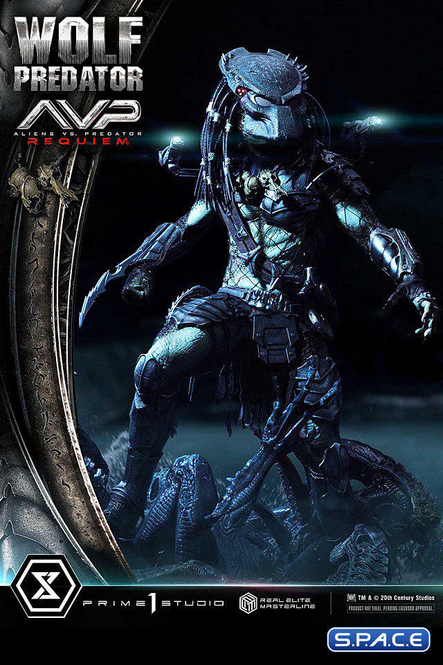 1/3 Scale Wolf Predator Real Elite Masterline Statue (Alien vs. Predator: Requiem)