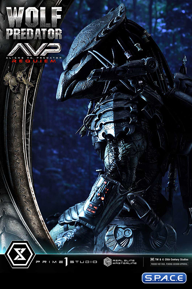 1/3 Scale Wolf Predator Real Elite Masterline Statue (Alien vs. Predator: Requiem)