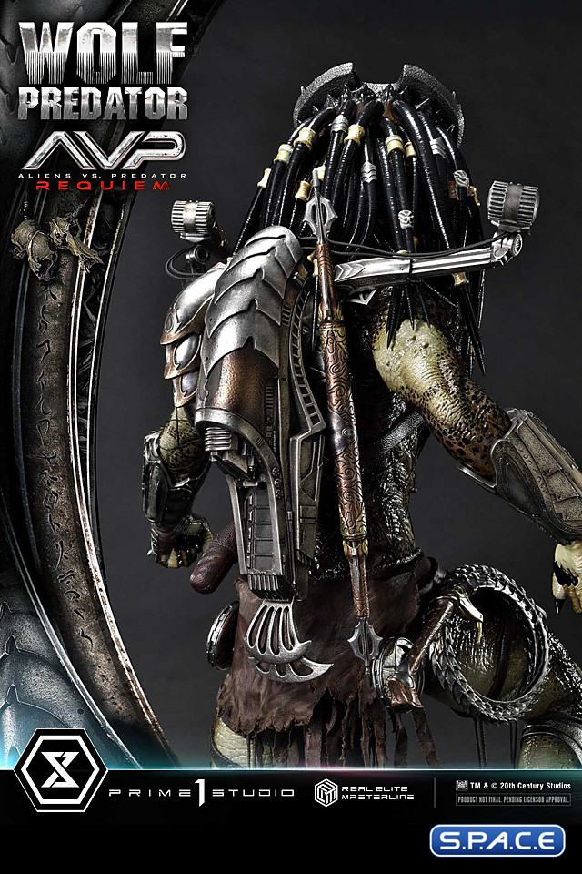 1/3 Scale Wolf Predator Real Elite Masterline Statue (Alien vs. Predator: Requiem)