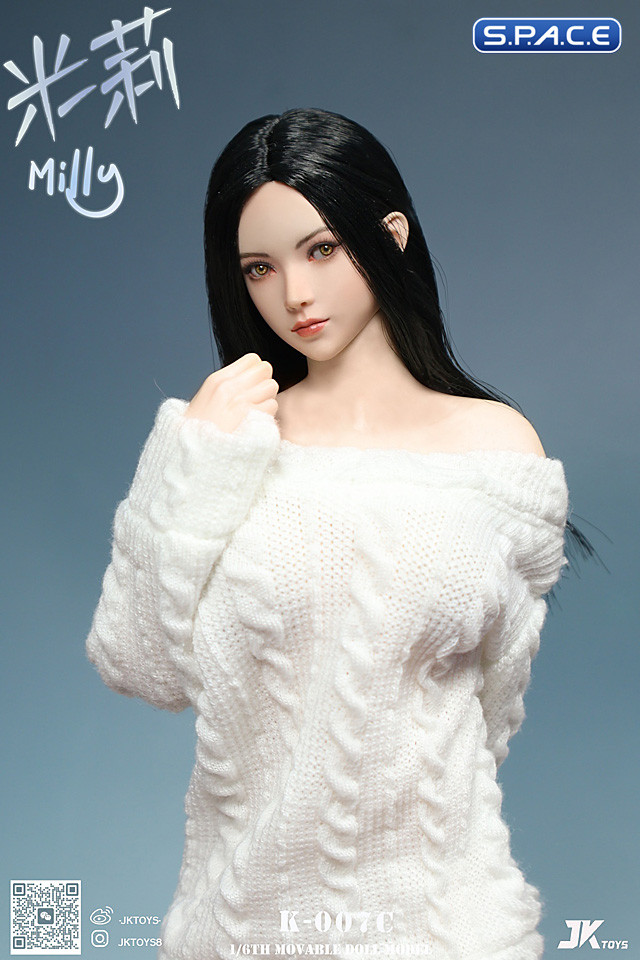 1/6 Scale Milly Head Sculpt Version C