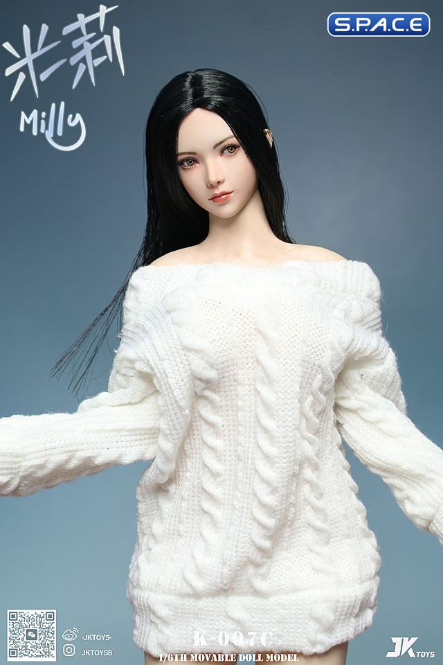 1/6 Scale Milly Head Sculpt Version C