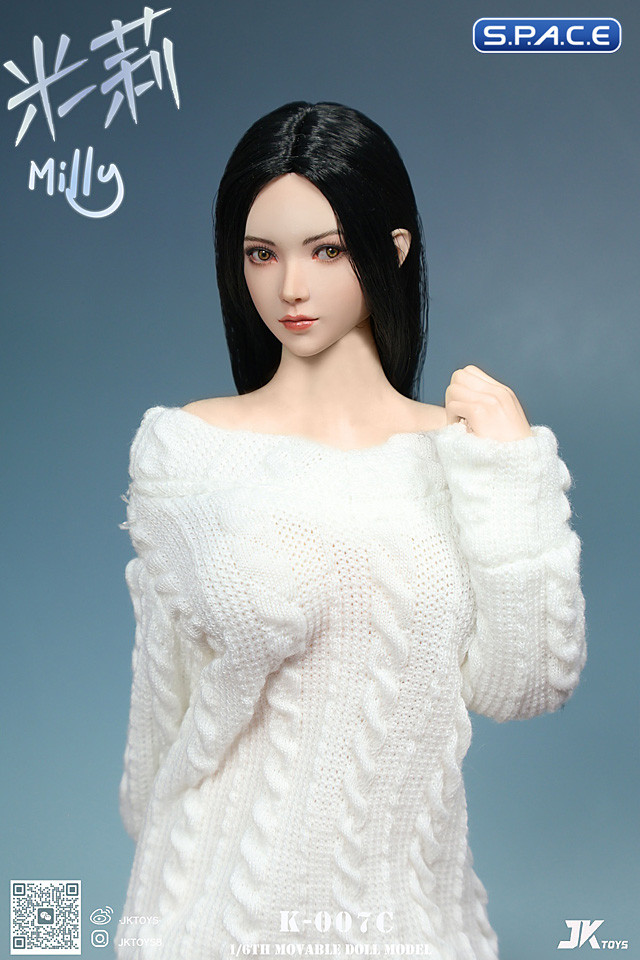 1/6 Scale Milly Head Sculpt Version C