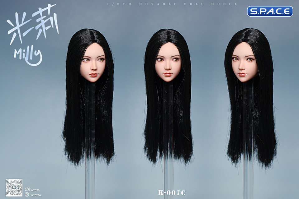 1/6 Scale Milly Head Sculpt Version C