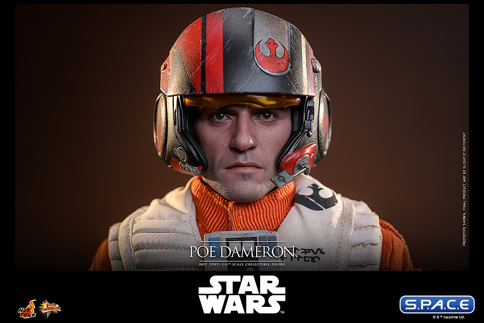 1/6 Scale Poe Dameron Movie Masterpiece MMS806 (Star Wars: The Force Awakens)