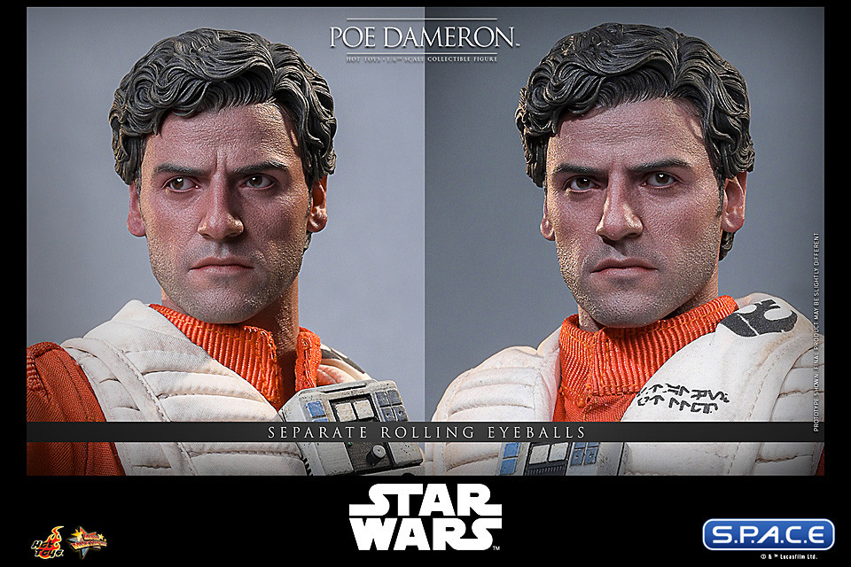 1/6 Scale Poe Dameron Movie Masterpiece MMS806 (Star Wars: The Force Awakens)