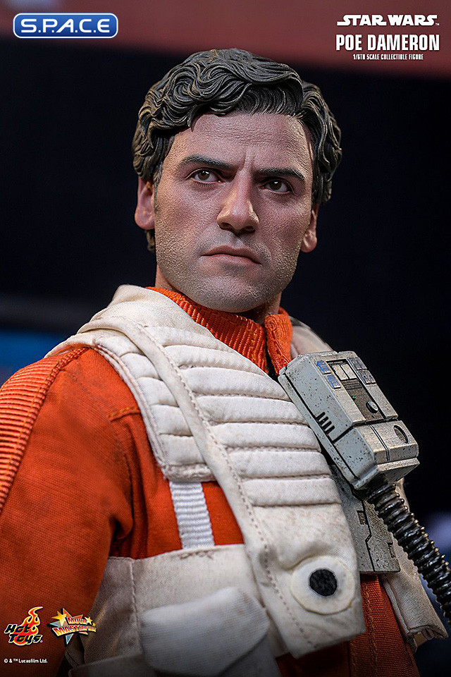 1/6 Scale Poe Dameron Movie Masterpiece MMS806 (Star Wars: The Force Awakens)