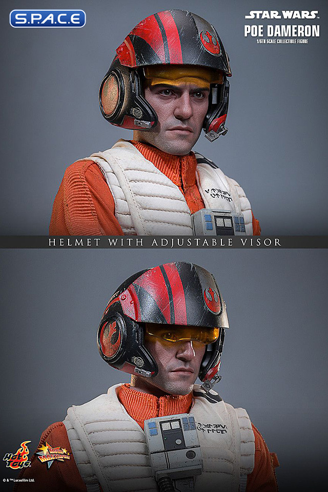 1/6 Scale Poe Dameron Movie Masterpiece MMS806 (Star Wars: The Force Awakens)