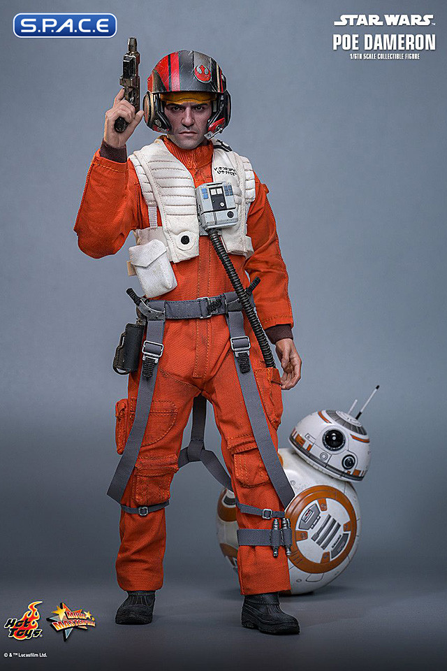 1/6 Scale Poe Dameron Movie Masterpiece MMS806 (Star Wars: The Force Awakens)