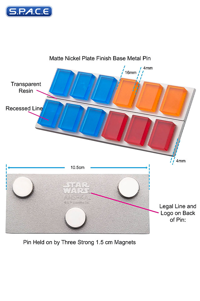 Admiral Thrawns Imperial Rank Badge Pin (Ahsoka)