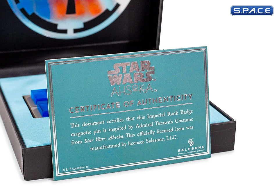 Admiral Thrawns Imperial Rank Badge Pin (Ahsoka)