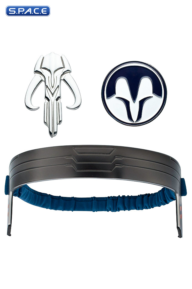 Bo-Katan Kryzes Headband with Mythosaur Badge & Nite Owls Magnetic Pin Set (The Mandalorian)