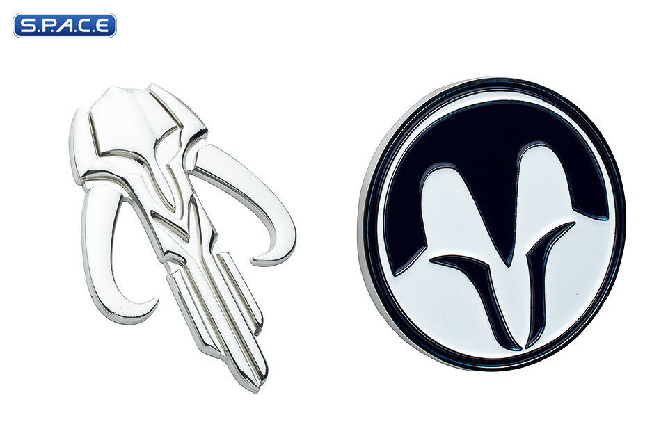 Bo-Katan Kryzes Headband with Mythosaur Badge & Nite Owls Magnetic Pin Set (The Mandalorian)