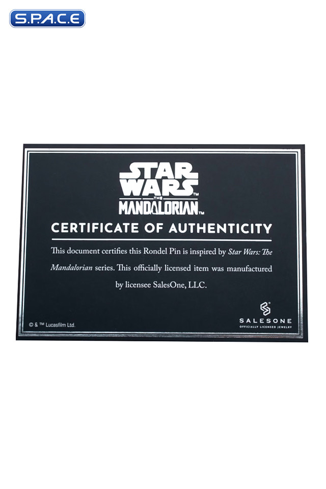 Din Grogus Mudhorn Rondel Magnetic Pin (The Mandalorian)