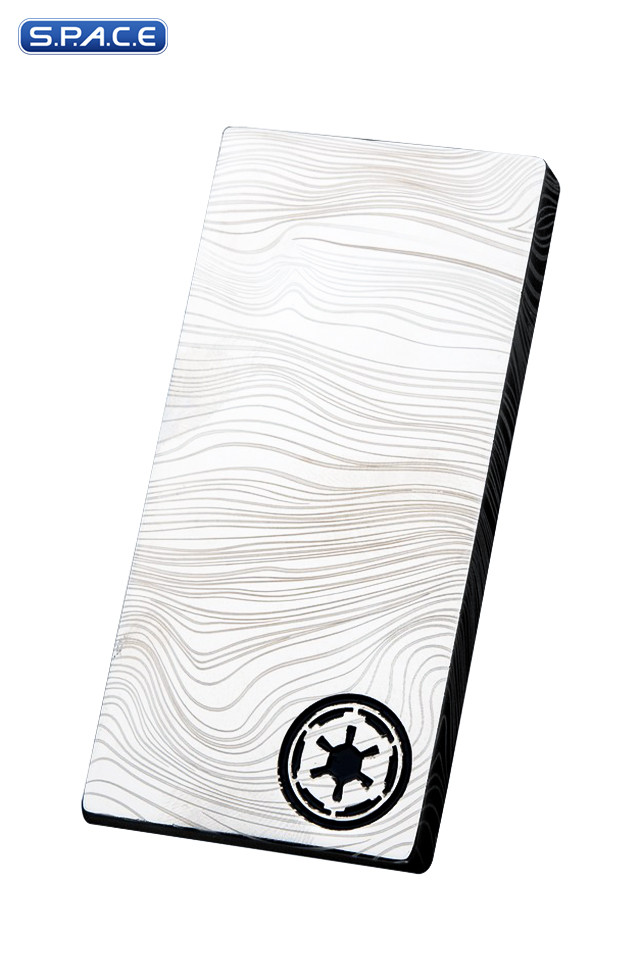 Client Cog Medallion, Beskar Credit Pin & Mythosaur Pendant Necklace Set (The Mandalorian)