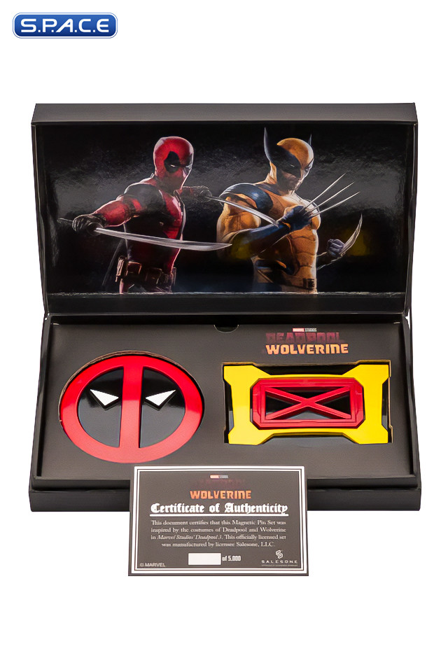 Deadpool & Wolverine Belt Buckle Pin Set (Deadpool & Wolverine)
