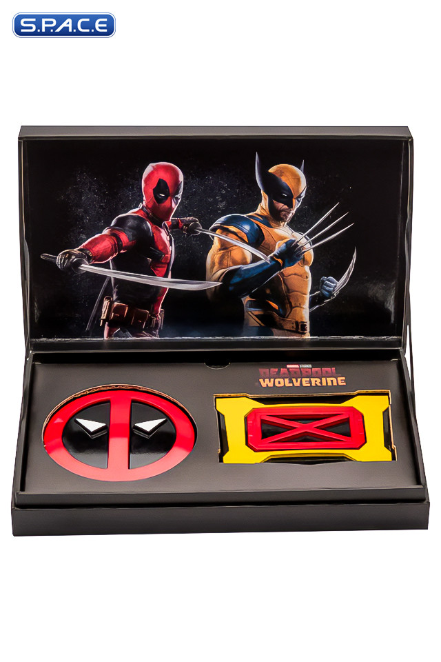 Deadpool & Wolverine Belt Buckle Pin Set (Deadpool & Wolverine)