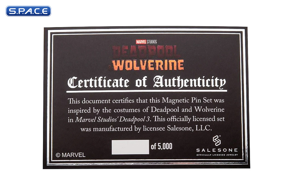 Deadpool & Wolverine Belt Buckle Pin Set (Deadpool & Wolverine)