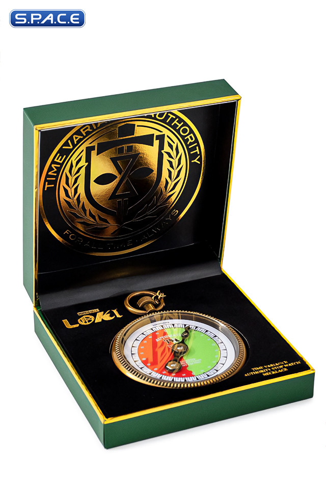 Time Variance Authority Stop Watch Necklace (Loki)