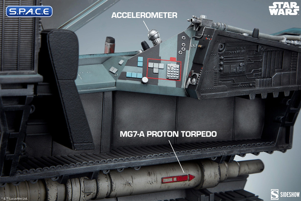 Luke Skywalker & X-Wing Red Five, Standing By Premium Format Figure (Star Wars)