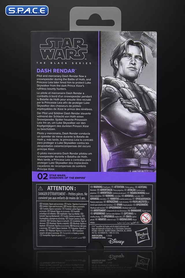 6 Dash Rendar from Star Wars: Shadows of the Empire (Star Wars - The Black Series)