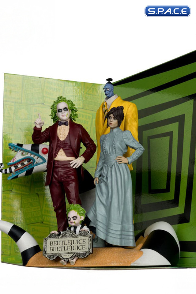 Beetlejuice Movie Maniacs 4-Pack (Beetlejuice Beetlejuice)