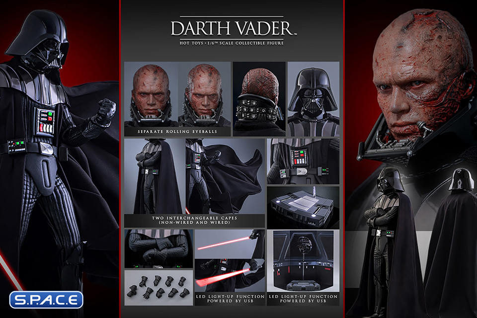 1/6 Scale Darth Vader Movie Masterpiece MMS810 (Star Wars)