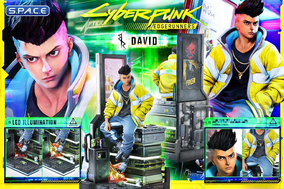 1/4 Scale David Real Elite Masterline Statue (Cyberpunk: Edgerunners)