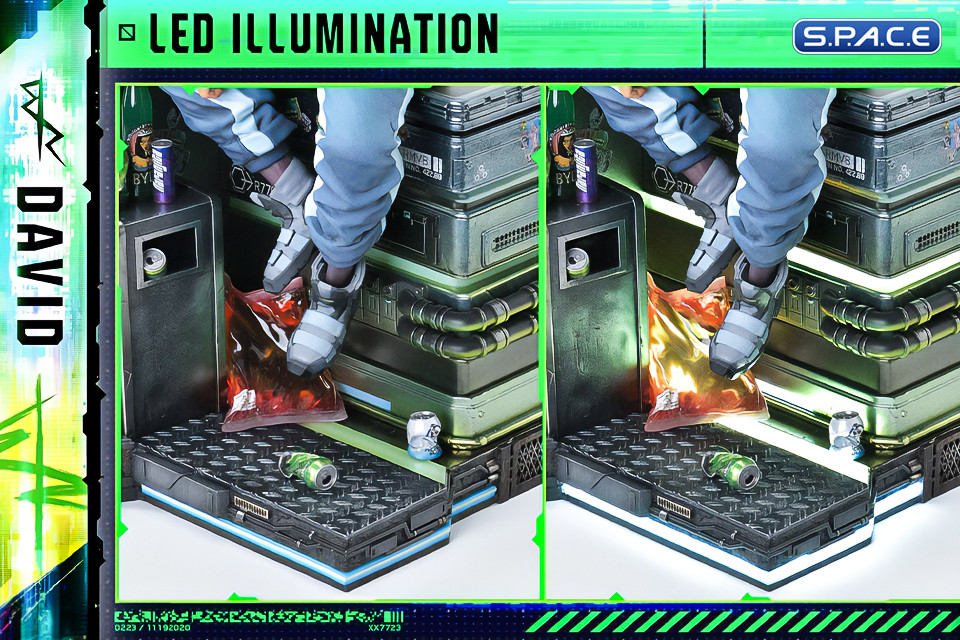 1/4 Scale David Deluxe Real Elite Masterline Statue - Bonus Version (Cyberpunk: Edgerunners)