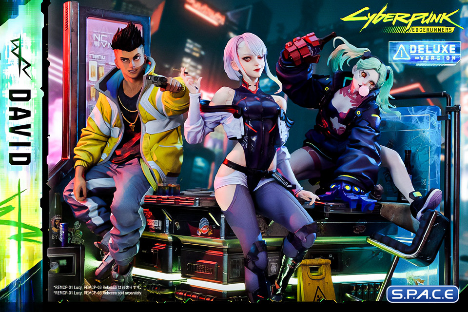 1/4 Scale David Deluxe Real Elite Masterline Statue - Bonus Version (Cyberpunk: Edgerunners)