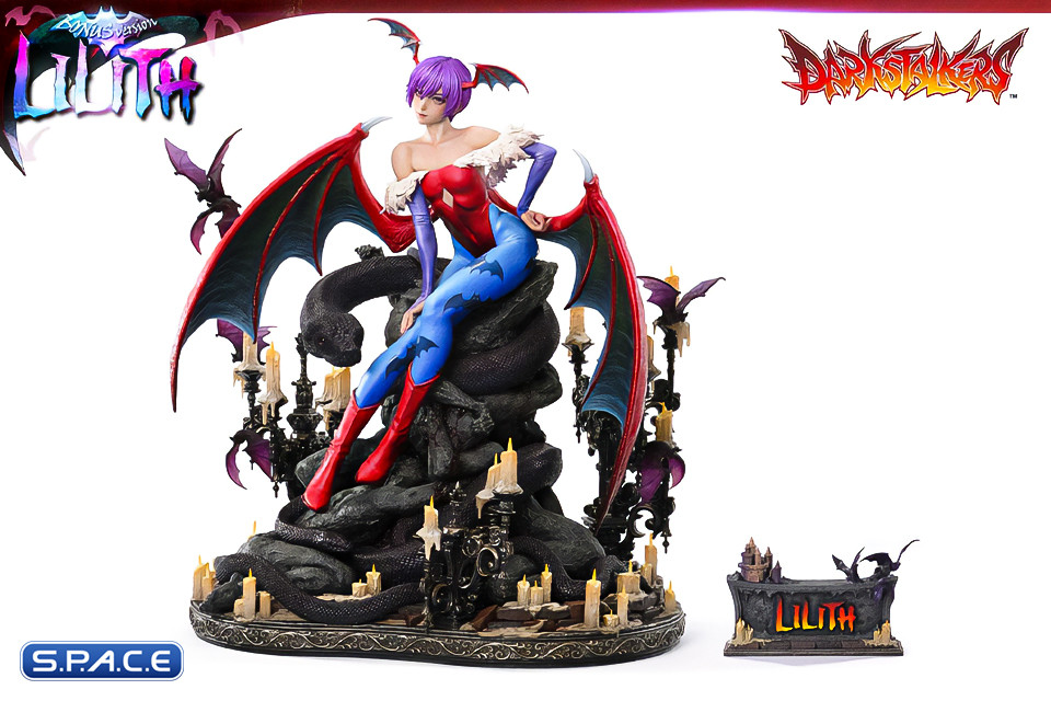 1/4 Scale Lilith Real Elite Masterline Statue - Bonus Version (Darkstalkers)