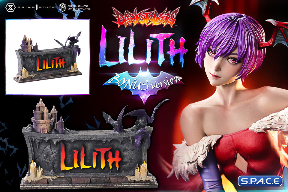 1/4 Scale Lilith Real Elite Masterline Statue - Bonus Version (Darkstalkers)