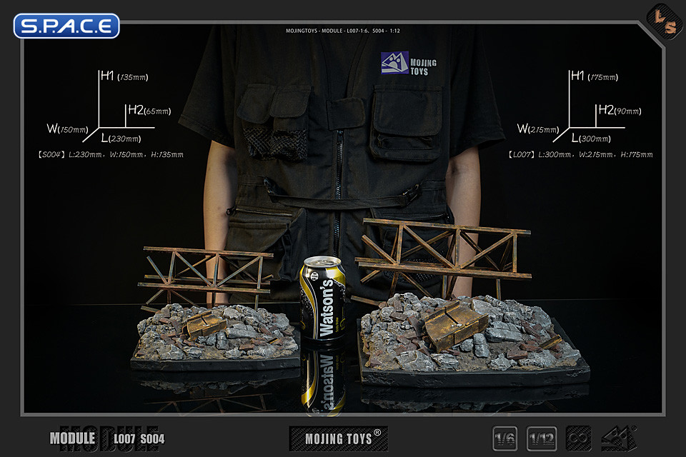 1/6 Scale Ruins Diorama Base