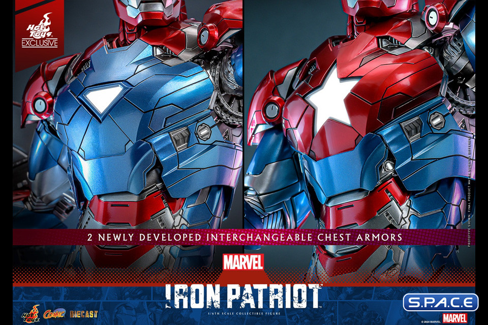 1/6 Scale Iron Patriot Comic Masterpiece CMS021D68 (Marvel)