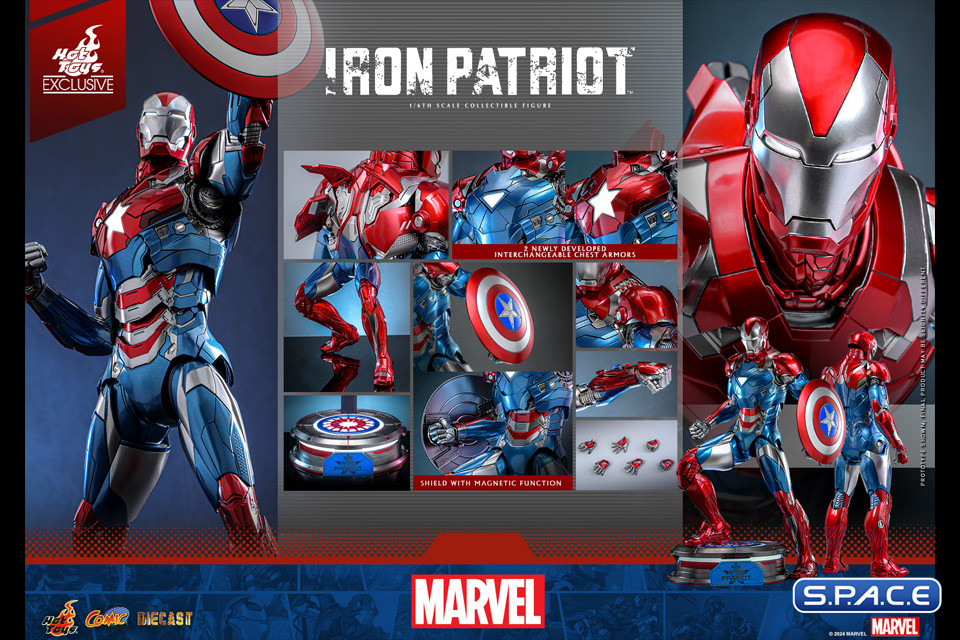1/6 Scale Iron Patriot Comic Masterpiece CMS021D68 (Marvel)