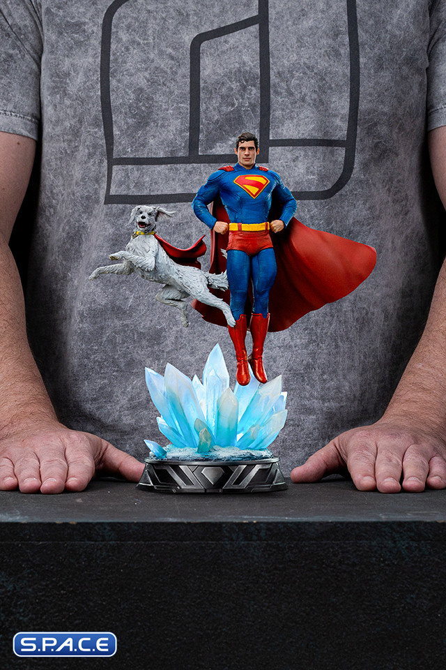 1/10 Scale Superman & Krypto Art Scale Statue (Superman)