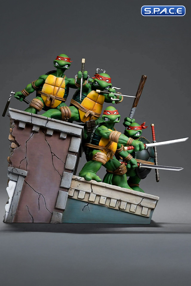 1/10 Scale Turtles 1st Cover Set Deluxe Art Scale Statue (Teenage Mutant Ninja Turtles)