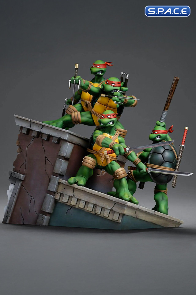 1/10 Scale Turtles 1st Cover Set Deluxe Art Scale Statue (Teenage Mutant Ninja Turtles)